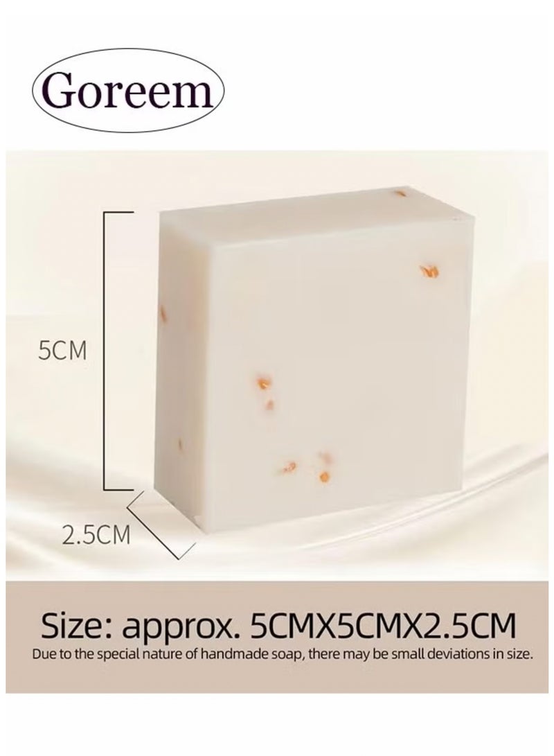 Goreem Thai Rice Soap 65g Original Thai Handmade Soap Rice Milk Soap Whitening Soap Goat Milk Soap Handmade Soap - Image 2